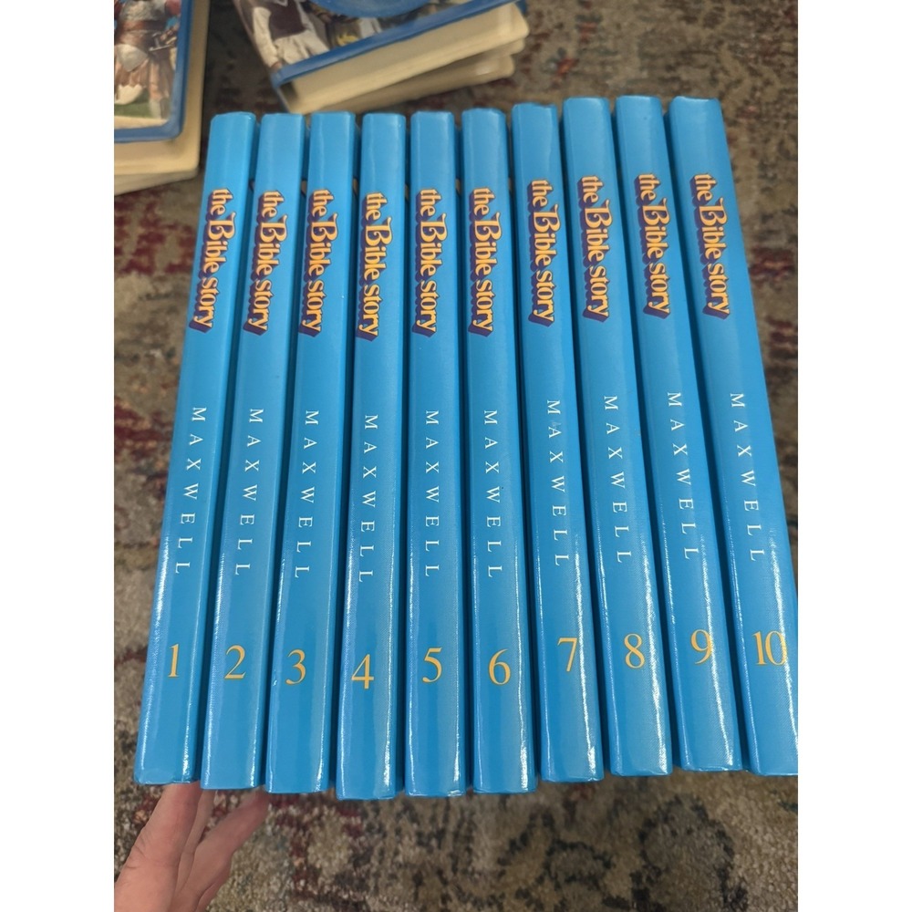 The Bible Story 10 Volume Complete Hardcover Book Set Arthur S. Maxwell 1994 - Picture 3 of 4